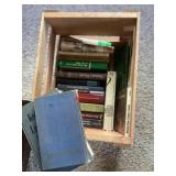Crate of misc books