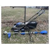 Kobalt weedeater and lawnmower