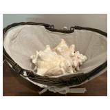 Basket with Large Sea shells
