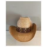 Vintage Stetson Road Runner straw hat 7 3/8