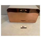 Vintage metal bread box