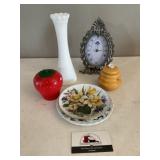 Glassware, vases and collectibles