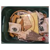 Tote of Misc Craft Supplies