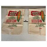 Abbe Hills Seed sacks