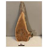 Rough cut wood clock
