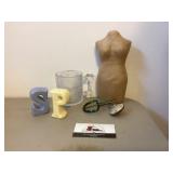 Salt and pepper shaker and misc