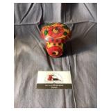 Wood retro mushroom bank