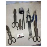 Shears, oil filter socket, misc