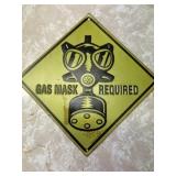 Gas Mask Sign