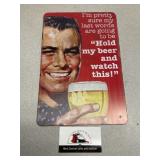 8x12 metal beer sign