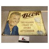 Beer Metal Sign