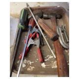 Hammers, screwdrivers,misc