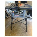 Craftsman 10 inch table saw on stand