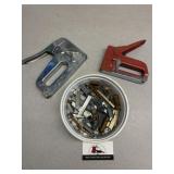 Staples and staple guns