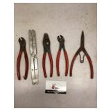 Snap-On pliers and pin wrench