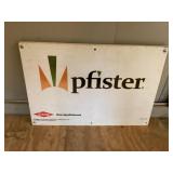Plastic Pfister signs