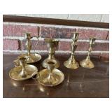 Brass candle stick holders