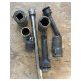 S K and Misc  3/4 and 1 inch drive sockets