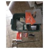 Towels and Cement Accessories