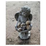 22 in concrete angel statue