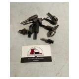 Countersink drill bits, rotary racks