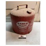 Metal Eagle fuel can