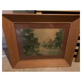 Framed wall decor 30 in x 28 in