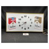 Vintage Metal Marlboro clock