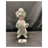 14 in poodle statue