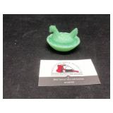 Mini jadeite nesting hen