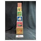 Vintage German Wood Nesting Boxes