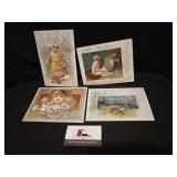 Lion Coffee Advertising Easter Catds