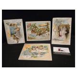 Lion Coffee Advertiding Christmas Cards