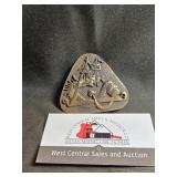 Bermuda triangle belt buckle