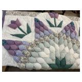 Quilted comforter and rug
