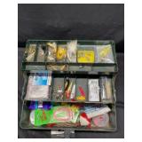 Tackle box with Misc Fishing