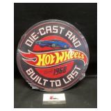 Hot wheels metal sign