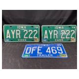 License plates