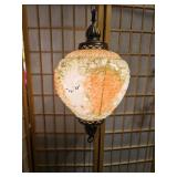 Glass Swag Hanging Lamp possibly Falkenstein