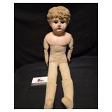 Antique Minerva Germany 8 Doll with Metal Head