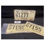 Iowa License plates