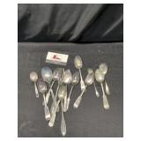 Flatware Spoons Some Silverplated