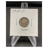 1920-D Mercury Dime