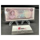 Bahamas half Dollar Note UNC