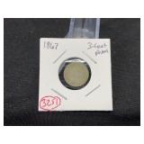 1867 Three Cent Nickel