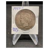 1934-S Peace Dollar