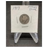 1919 Mercury Dime