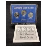 1943 Wartime Steel Cents