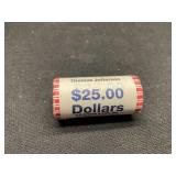 Thomas Jefferson quarter roll P Mint