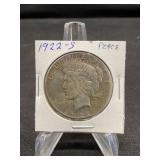 1922- S Peace Dollar